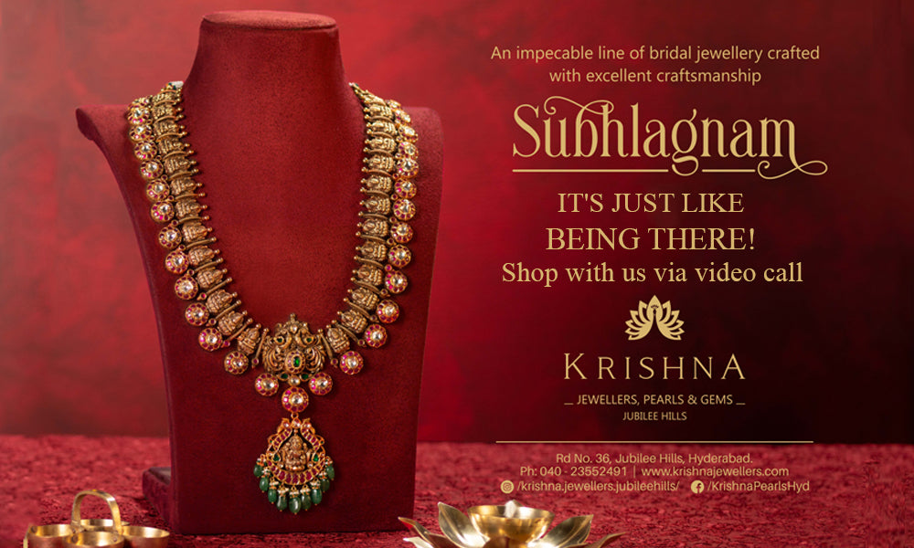 Gold jewellery video call shopping